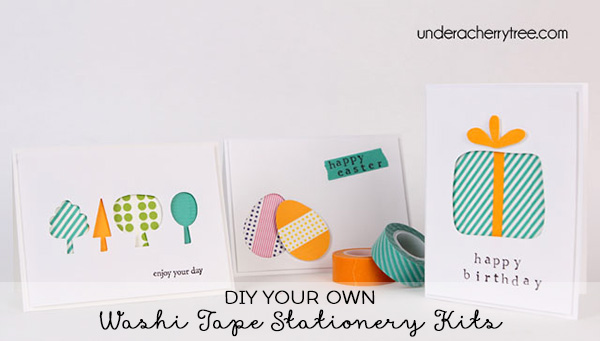 DIY Your Own Washi Tape Stationery Kit